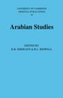 Arabian Studies - Book