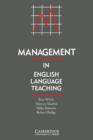Management in English Language Teaching - Book
