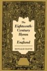 The Eighteenth-Century Hymn in England - Book