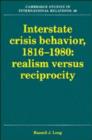Interstate Crisis Behavior, 1816-1980 - Book
