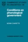 Conditions on Phonological Government - Book