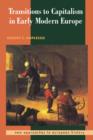 Transitions to Capitalism in Early Modern Europe - Book