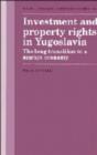 Investment and Property Rights in Yugoslavia : The Long Transition to a Market Economy - Book