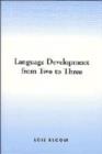 Language Development from Two to Three - Book