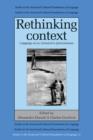 Rethinking Context : Language as an Interactive Phenomenon - Book