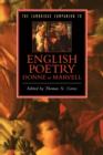 The Cambridge Companion to English Poetry, Donne to Marvell - Book