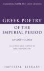 Greek Poetry of the Imperial Period : An Anthology - Book