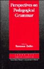 Perspectives on Pedagogical Grammar - Book