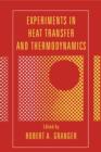 Experiments in Heat Transfer and Thermodynamics - Book