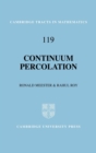 Continuum Percolation - Book