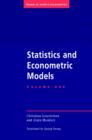 Statistics and Econometric Models - Book