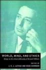World, Mind, and Ethics : Essays on the Ethical Philosophy of Bernard Williams - Book