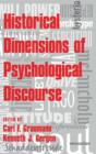 Historical Dimensions of Psychological Discourse - Book