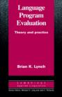 Language Program Evaluation - Book