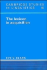 The Lexicon in Acquisition - Book