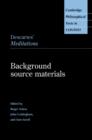 Descartes' Meditations : Background Source Materials - Book