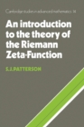 An Introduction to the Theory of the Riemann Zeta-Function - Book