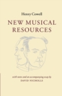 New Musical Resources - Book