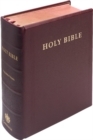 KJV Lectern Bible, Burgundy Goatskin Leather over Boards, KJ986:XB - Book