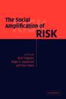 The Social Amplification of Risk - Book