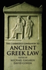 The Cambridge Companion to Ancient Greek Law - Book