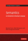 Semantics : An Introduction to Meaning in Language - Book