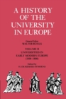 A History of the University in Europe: Volume 2, Universities in Early Modern Europe (1500-1800) - Book