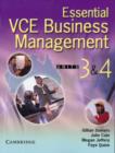 Essential VCE Business Management Units 3 and 4 Book with CD-ROM - Book