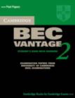 Cambridge BEC Vantage 2 Student's Book with Answers : Examination Papers from University of Cambridge ESOL Examinations - Book