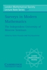 Surveys in Modern Mathematics - Book