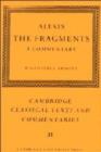Alexis: The Fragments : A Commentary - Book