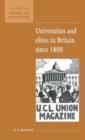 Universities and Elites in Britain since 1800 - Book