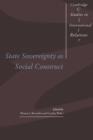 State Sovereignty as Social Construct - Book