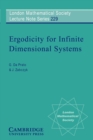 Ergodicity for Infinite Dimensional Systems - Book