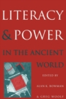 Literacy and Power in the Ancient World - Book