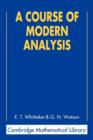 A Course of Modern Analysis - Book