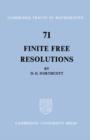 Finite Free Resolutions - Book