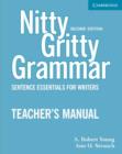 Nitty Gritty Grammar Teacher's Manual : Sentence Essentials for Writers - Book