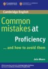 Common Mistakes at Proficiency...and How to Avoid Them - Book