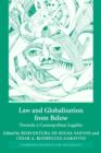 Law and Globalization from Below : Towards a Cosmopolitan Legality - Book