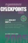 Cambridge Checkpoints VCE Biology Unit 4 2005 - Book