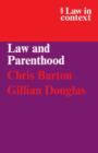Law and Parenthood - Book