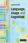 Language, Usage and Cognition - Book