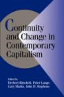 Continuity and Change in Contemporary Capitalism - Book