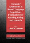 Computer Applications in Second Language Acquisition - Book