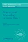 Geometry and Cohomology in Group Theory - Book