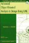Advanced Object-Oriented Analysis and Design Using UML - Book
