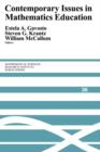 Contemporary Issues in Mathematics Education - Book