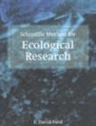 Scientific Method Ecological Resrch - Book