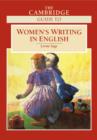 The Cambridge Guide to Women's Writing in English - Book